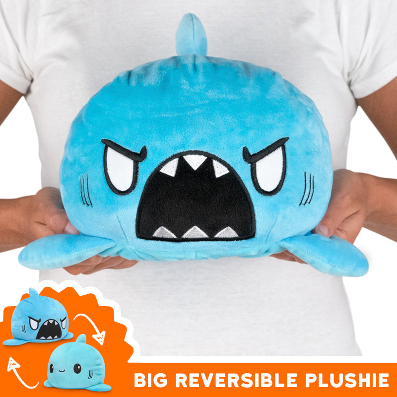TeeTurtle Big Reversible Shark Plushie (Blue + Light Blue)、mySite、lovesweatpilates
