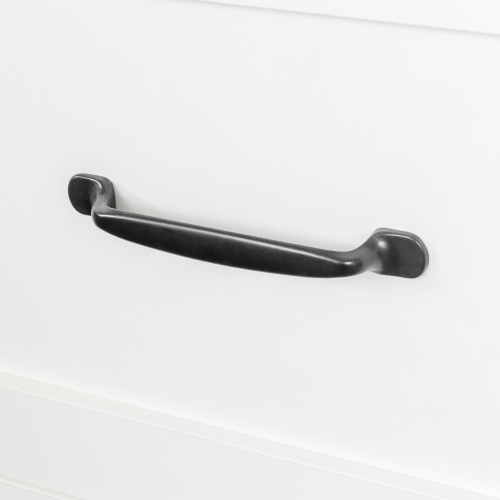 Home Office Computer Desk with Hutch, Antiqued White finish、、casual