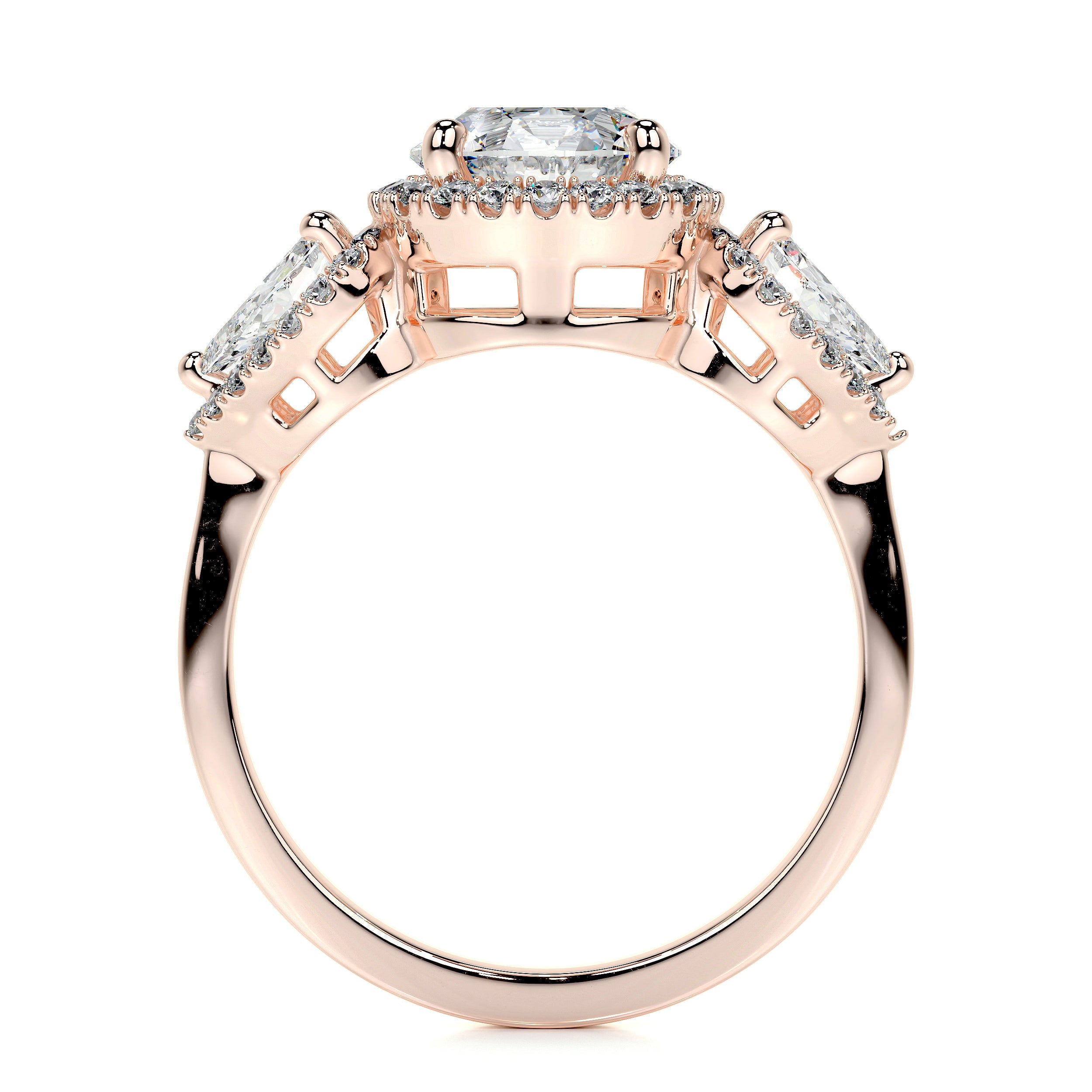 Glory Lab Grown Diamond Ring -14K Rose Gold、mySite、hinf8tx79
