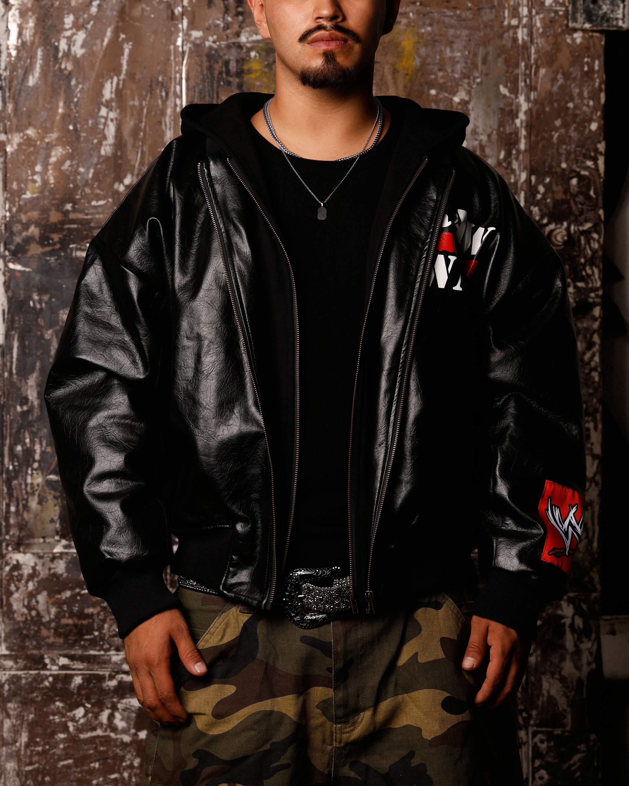 Loiter X WWE Raw Is War Jacket Black、mySite、zt4zffjzw