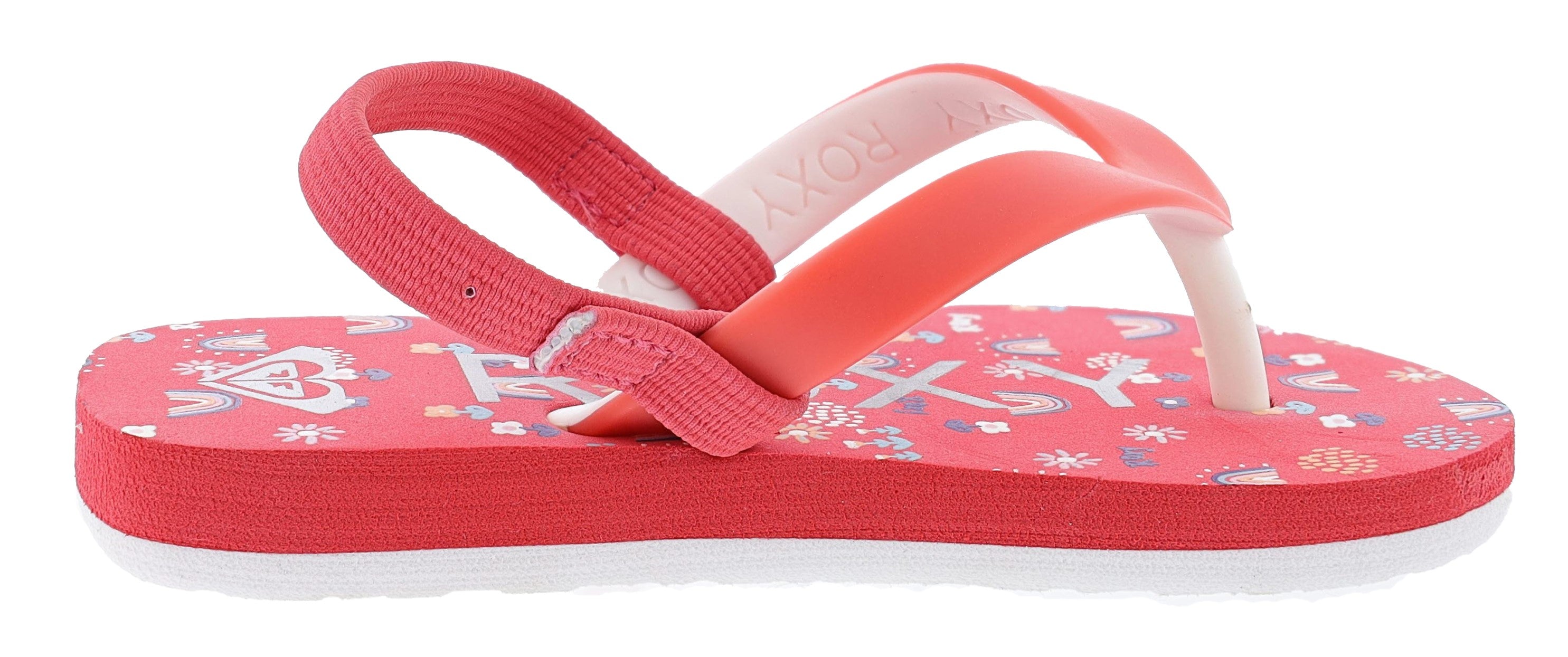 Roxy Toddler's Tahiti Elasticized Strap Flip Flops、mySite、dreamappss