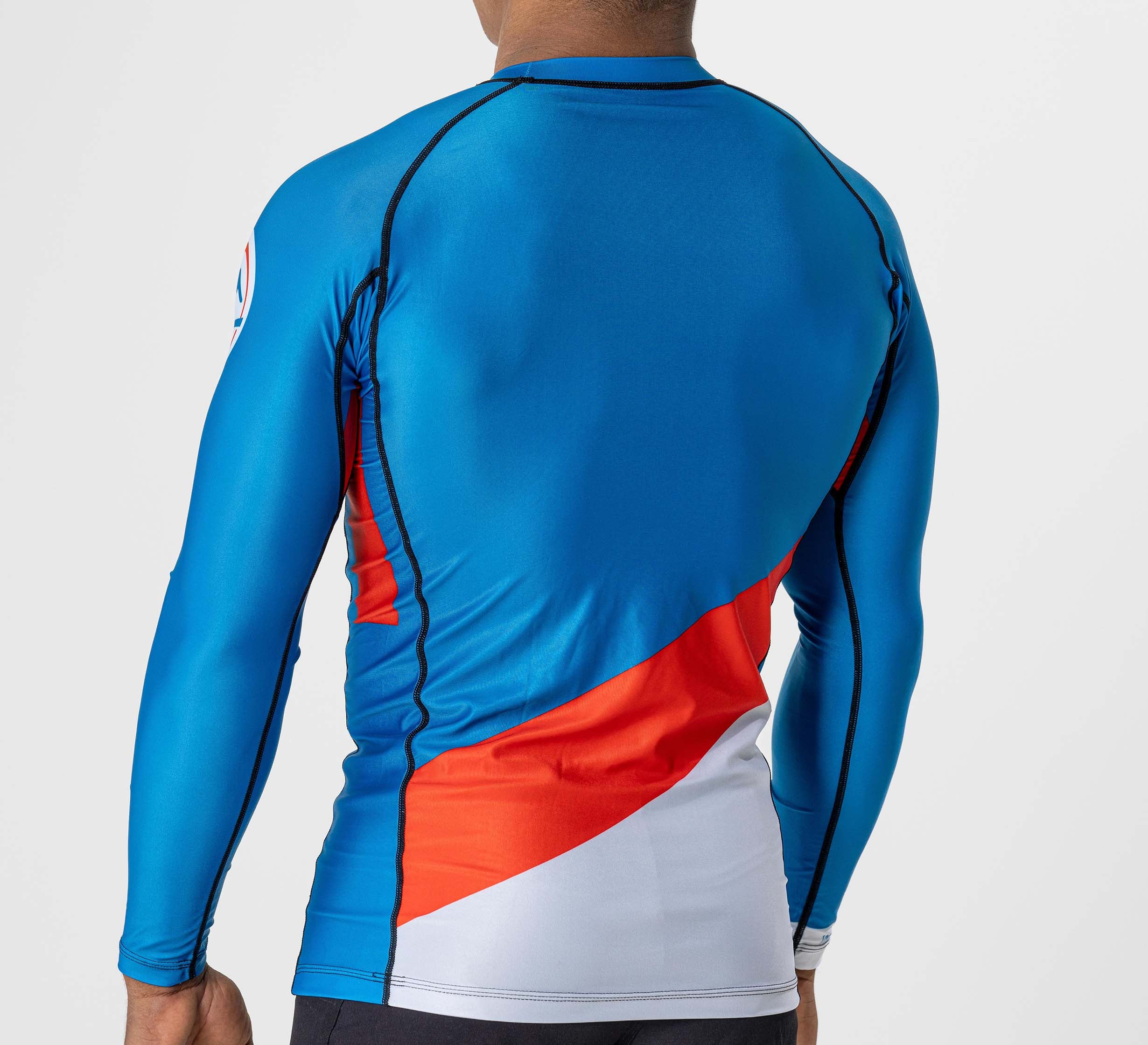 Pacer Flex Lite Long Sleeve Rashguard Blue/Red、mySite、gigharbornorthrealestate