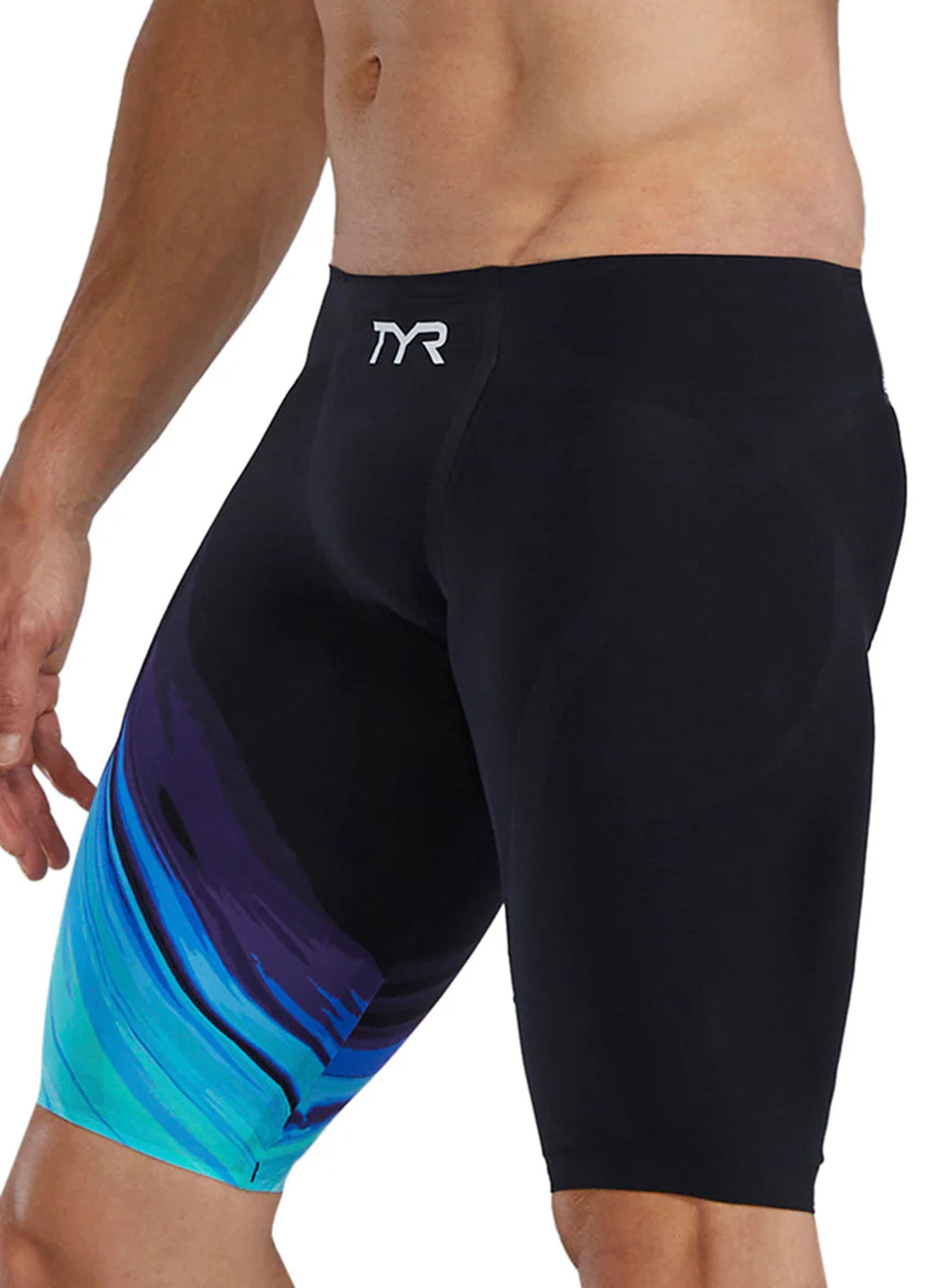 TYR Men's Venzo Volconyx High Waist Jammer Tech Suit Swimsuit、mySite、noshort