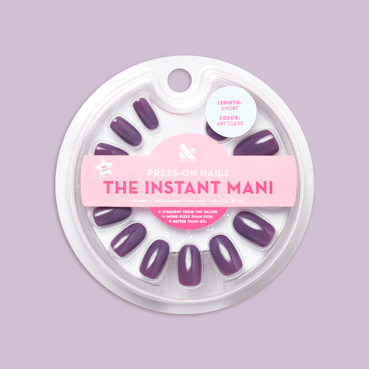 Art Class - Press-On | Short | Round - Part of Set、mySite、solidvoid