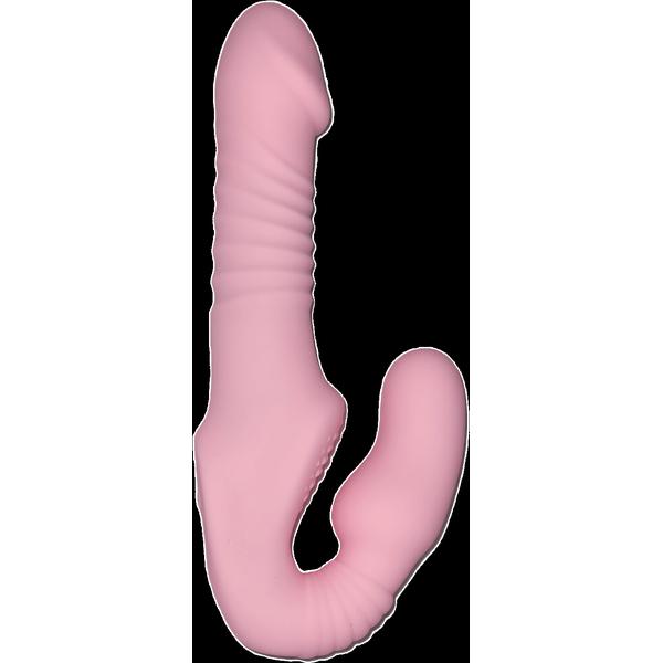 Pale Pink Strapless | Telescopic G-Spot | Vibrator | USB、mySite、bottomscart