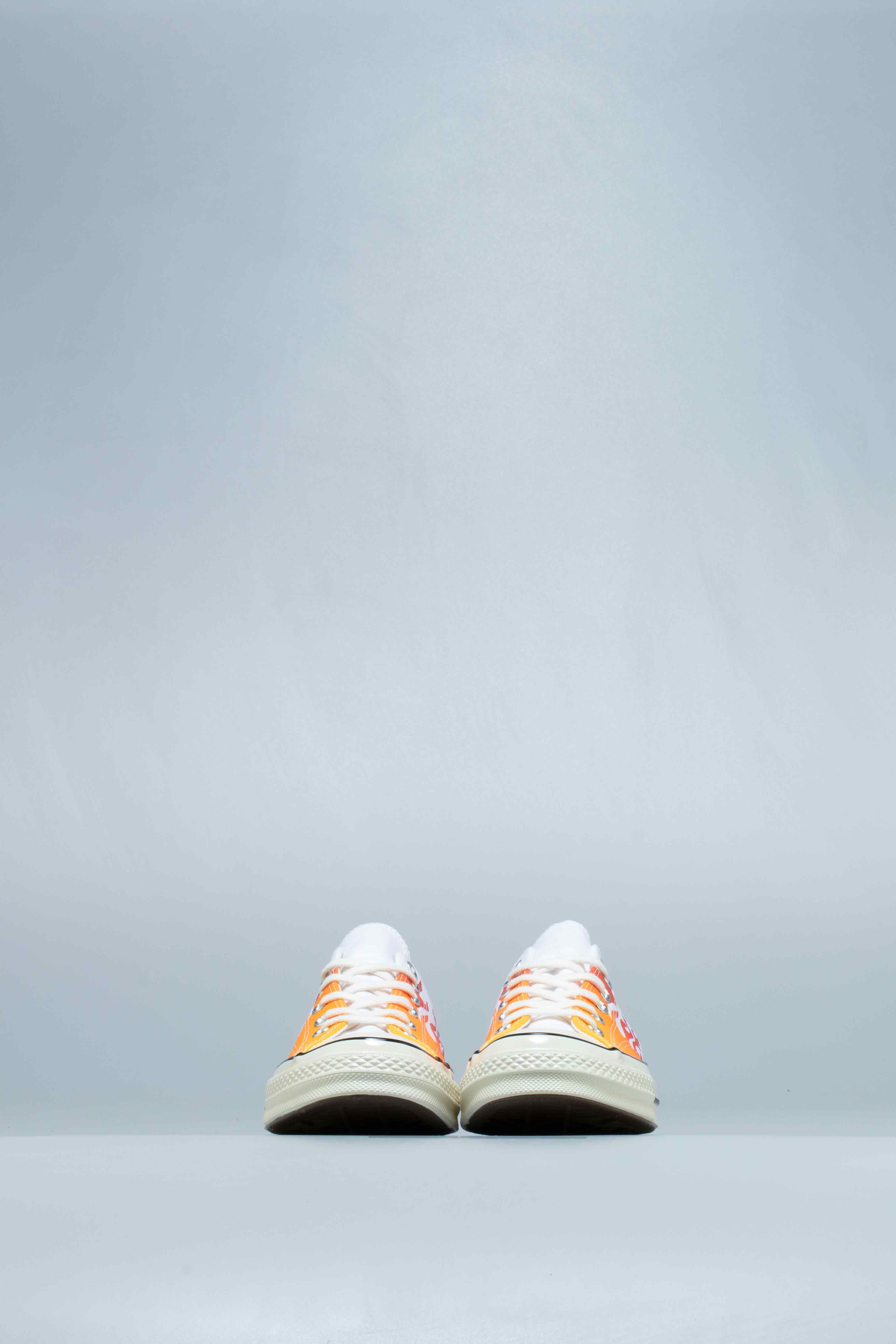 Chuck 70 Archive Print Low Top Mens Lifestyle Shoe - White/Red、mySite、dreamappss