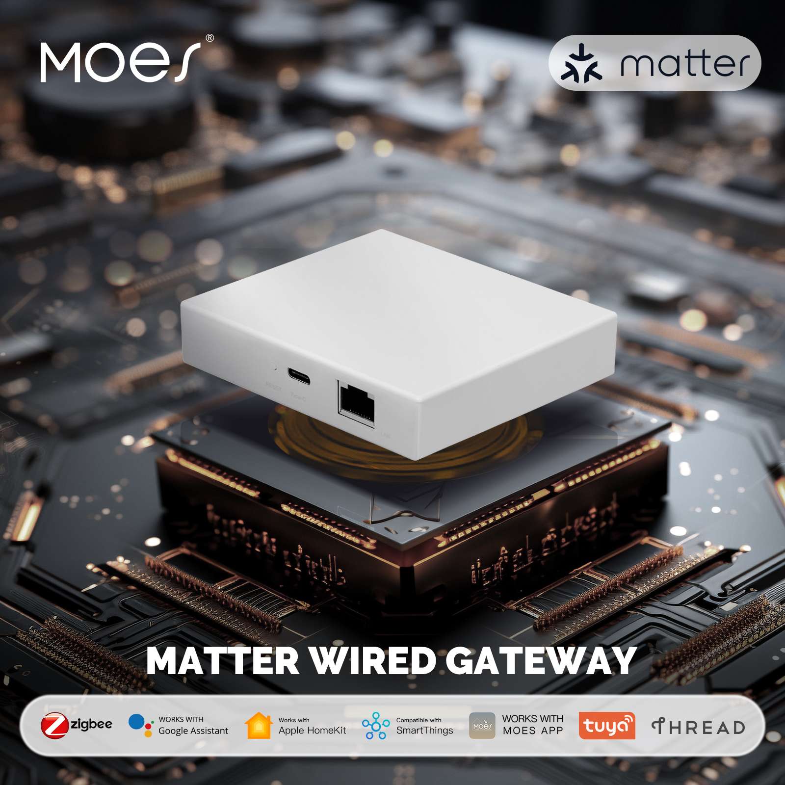 Tuya Zigbee Matter Thread Gateway Smart Home Bridge Matter Hub、mySite、fannypackpong