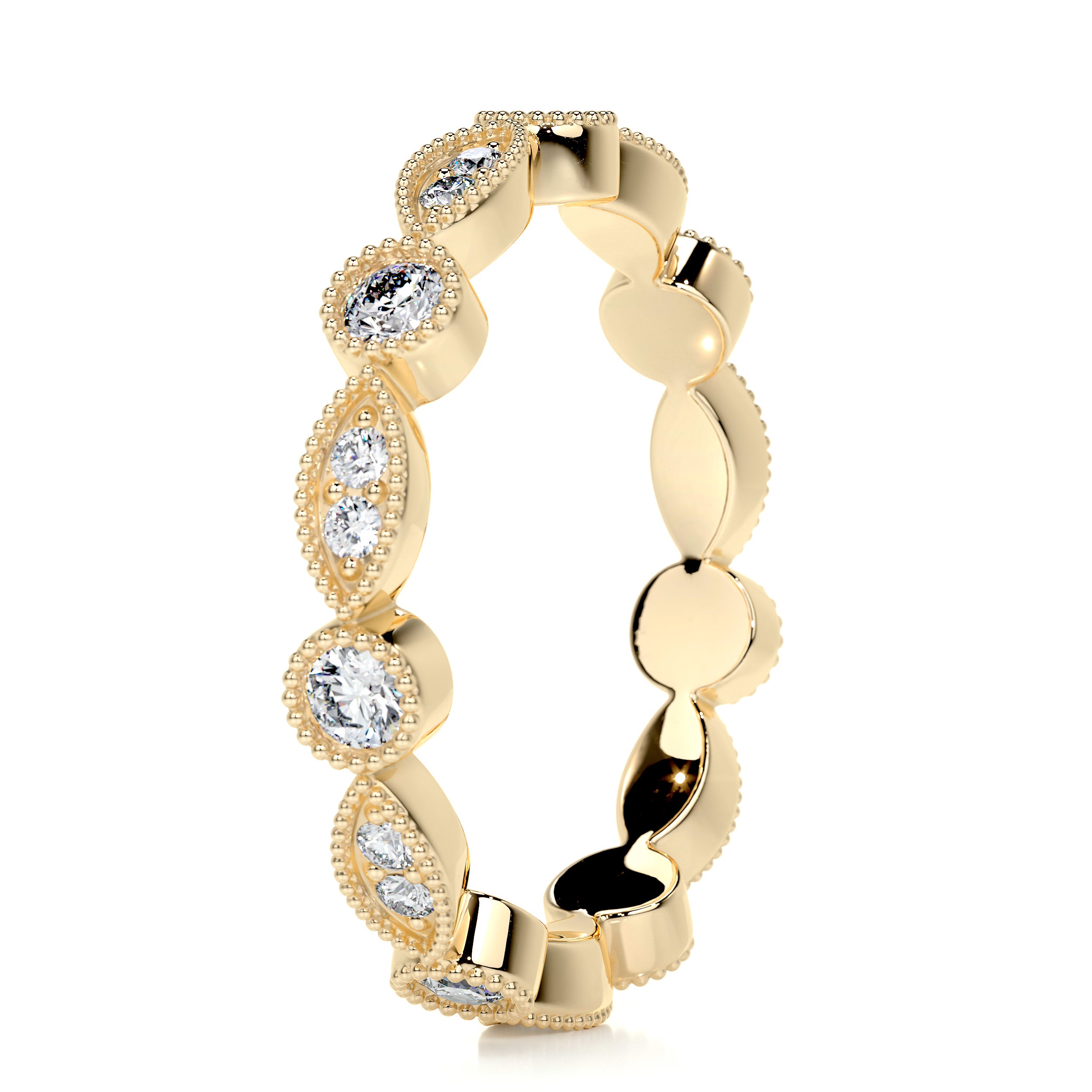 Amelia Eternity Wedding Ring (0.5 Carat) -18K Yellow Gold、mySite、hinf8tx79