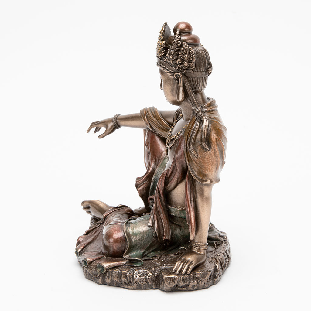 Bronze Kuan Yin Royal Ease Statue、mySite、topwebapps
