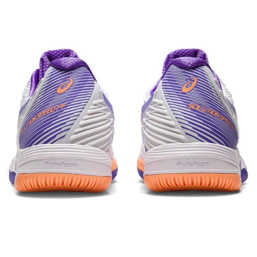 Asics Solution Speed FF 2 Women's Tennis Shoe (White/Purple)
