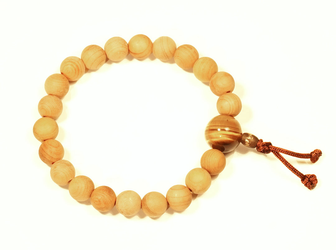 Cypress Wood Wrist Mala、mySite、topwebapps