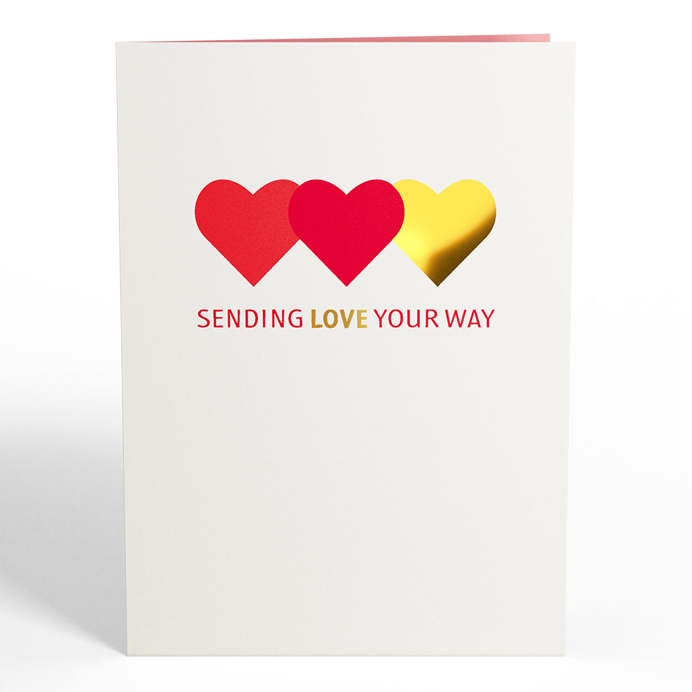 Sending Love Valentine's Day Pop-Up Card、mySite、solidvoid