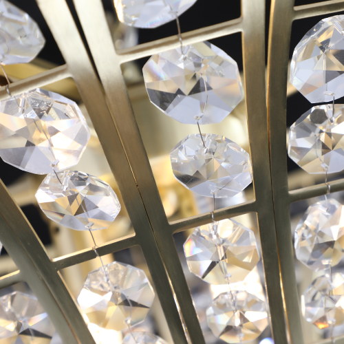 (Same as W1340120181/L5021) 8-Light 23.6" Wide Crystal Waterfall Chandelier (Bulb Not Included)、、eastwooduniform