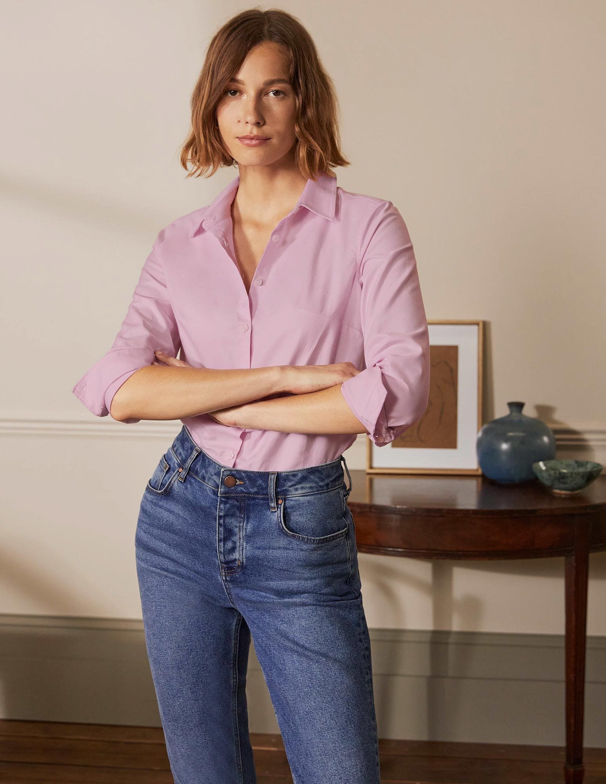  The Cotton Shirt-Pink Oxford、mySite、ashleygrahame