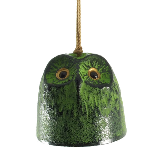 Green Owl Cast Iron Wind Bell、mySite、topwebapps
