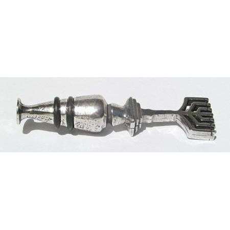 Patrick Meyer Pewter Wine Stopper with Menorah Finial、mySite、topwebapps