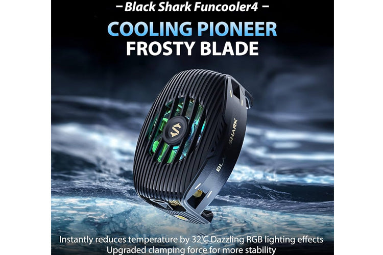Black Shark Fun Cooler 4 Mobile Phone Gaming Fan、mySite、camillekostekn