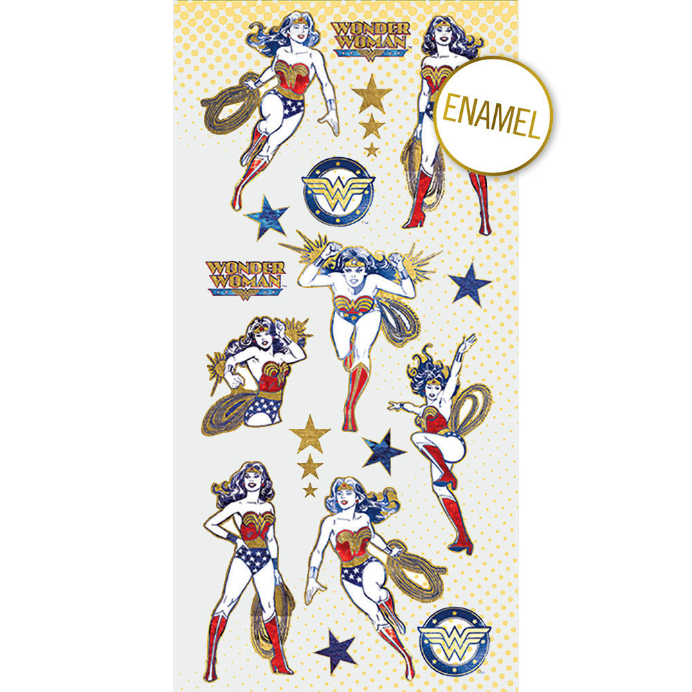  Wonder Woman Faux Enamel Stickers、mySite、ghnorth