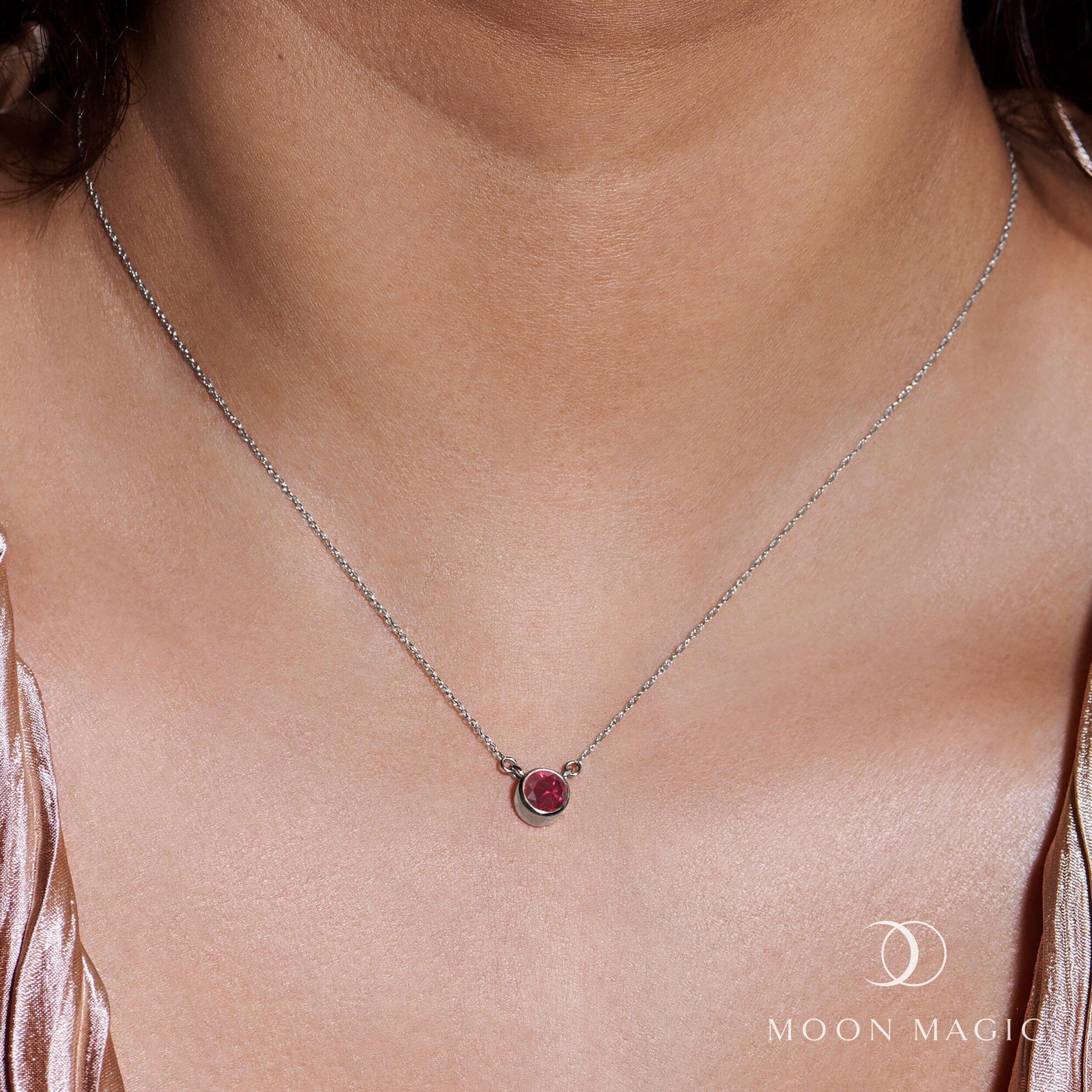 Ruby Necklace - Solitaire、mySite、hinf8tx79