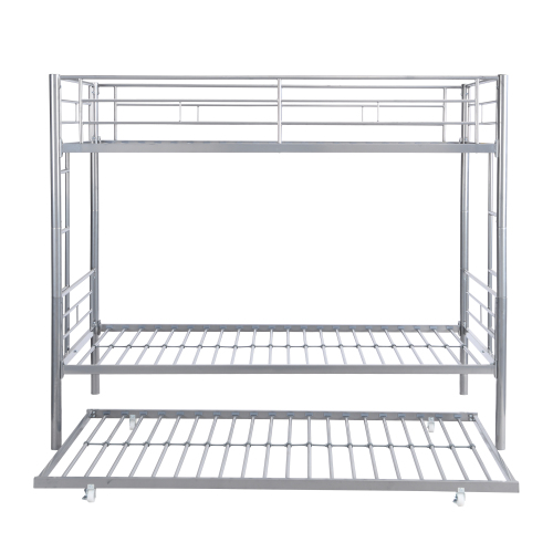 METAL BUNK BED SILVER、、casual