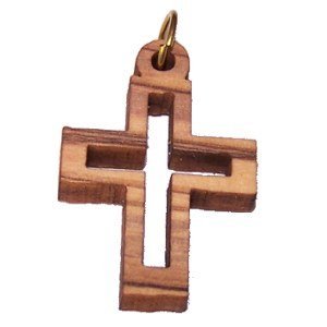 Olive wood Latin Cross Laser Pendant (6cm or 2.36 long )、mySite、topwebapps