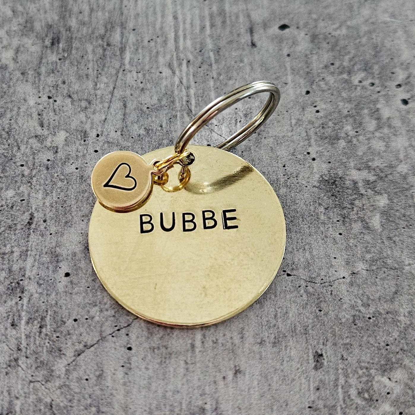  Bubbe Hand-stamped Key Chain、mySite、elrpsem3k