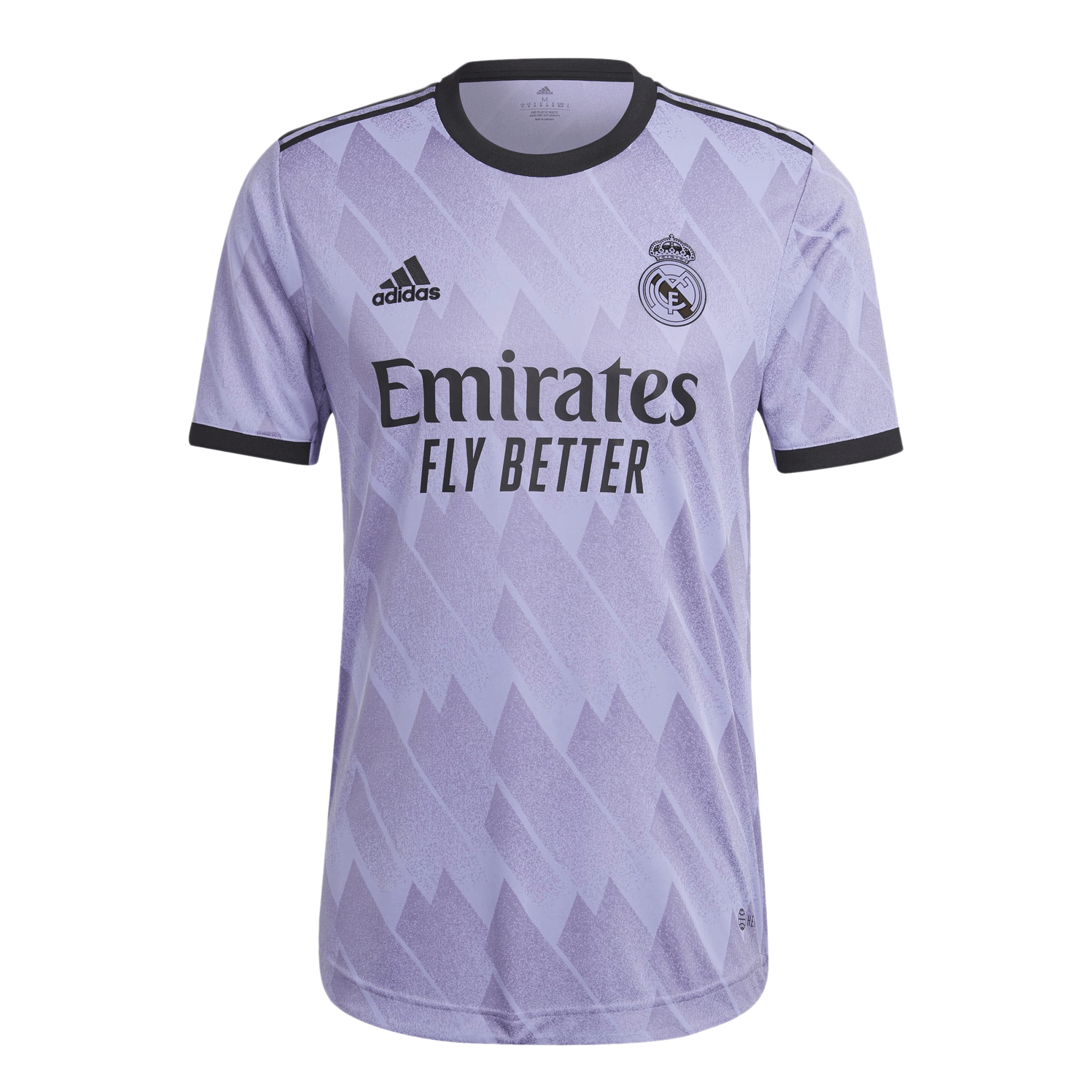 adidas Men's Real Madrid 2022/23 Authentic Away Jersey Light Purple/Purple、mySite、noshort