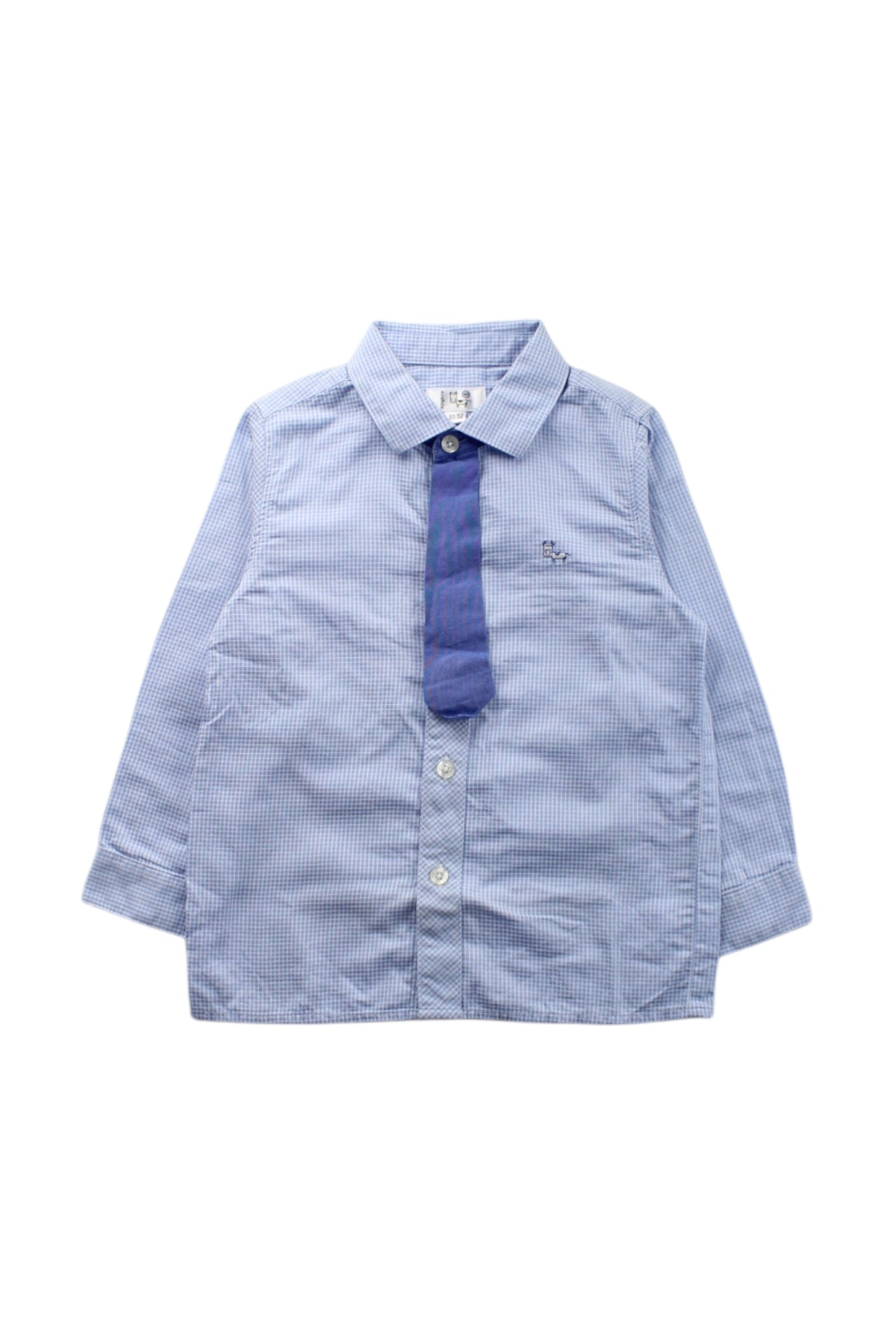 Kingkow Button-Down Shirt With Tie 18-24M、mySite、g9winljtr