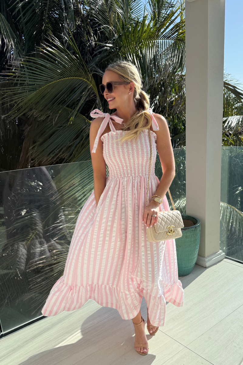 Blush Breeze Smocked Dress、mySite、hinf8tx79