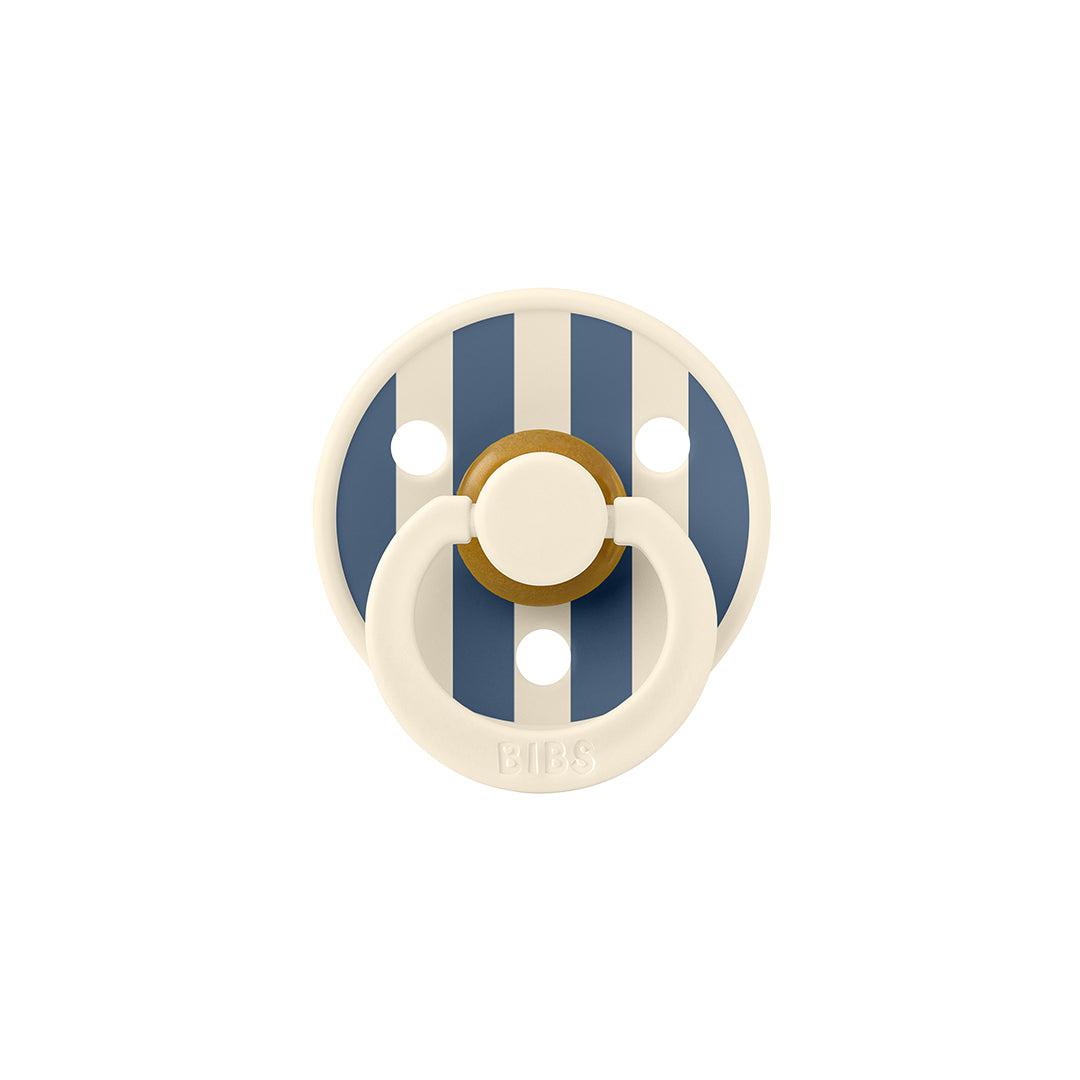  BIBS Studio Latex Pacifier - 2 Pack - Ivory Steel Blue Mix - Pin、mySite、merchandisen