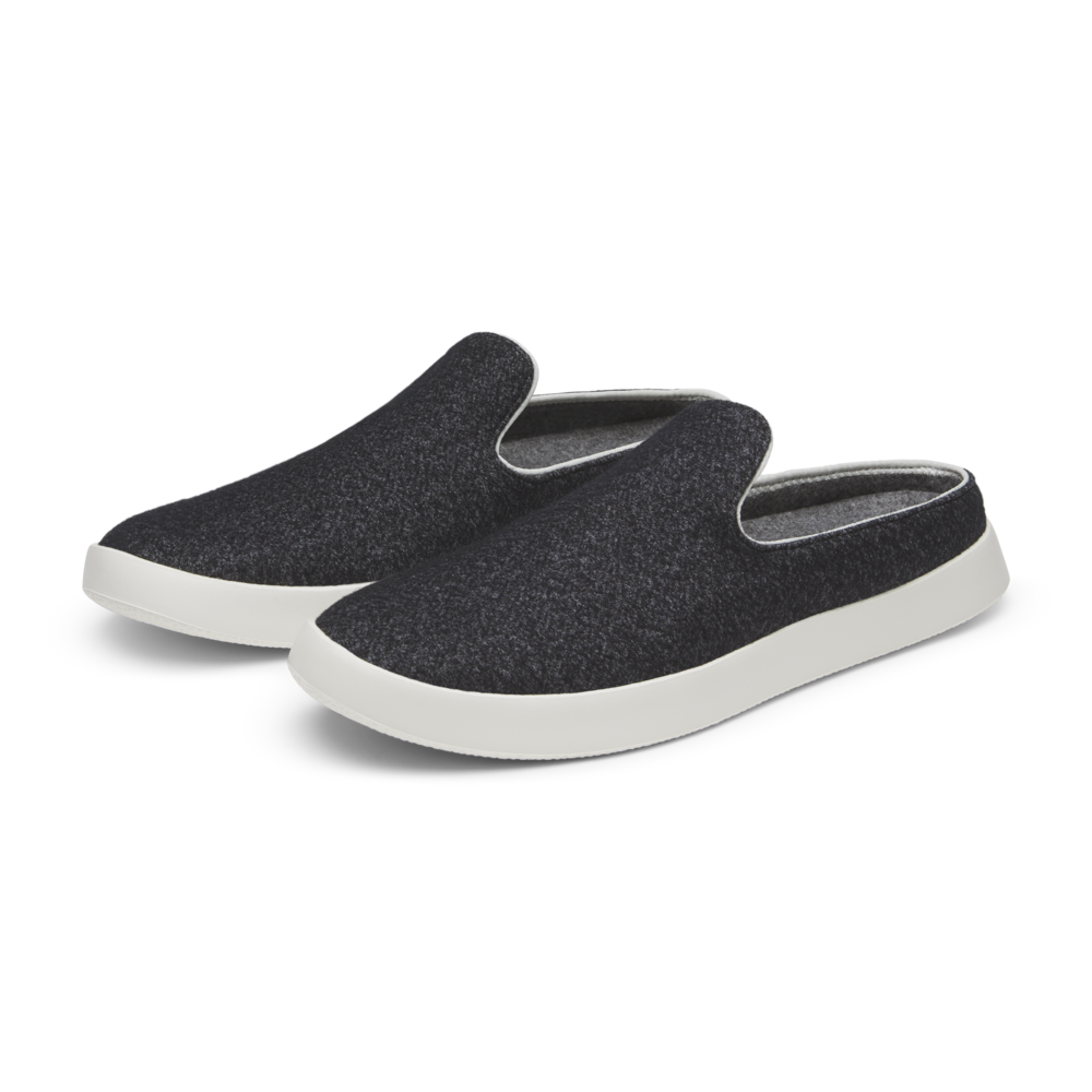  Women's Wool Lounger Mule - Dark Grey (Natural White Sole)、mySite、preschool7hills