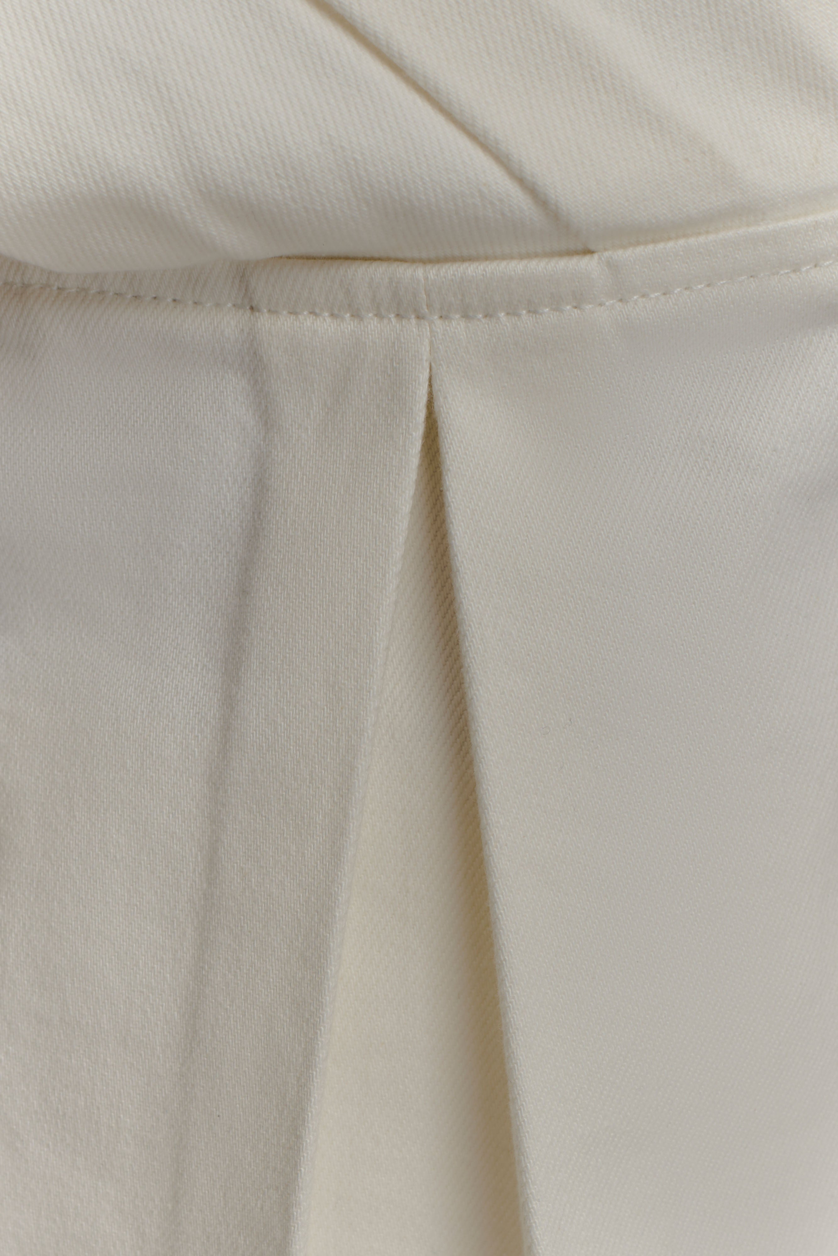 Rayne Off Shoulder Denim Top - White、mySite、solidvoid