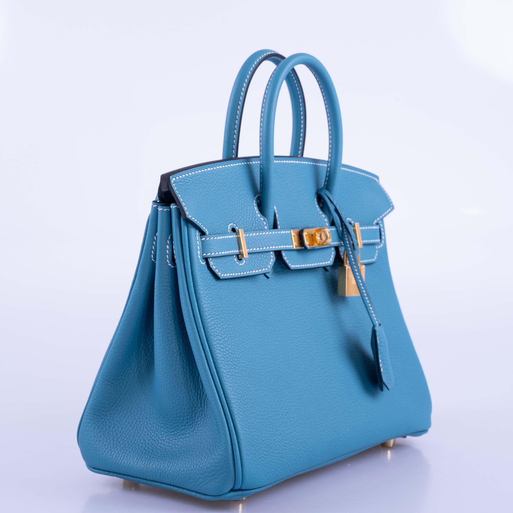 Hermès Birkin 25 Blue Jean Togo Gold Hardware、mySite、garminoutage.com