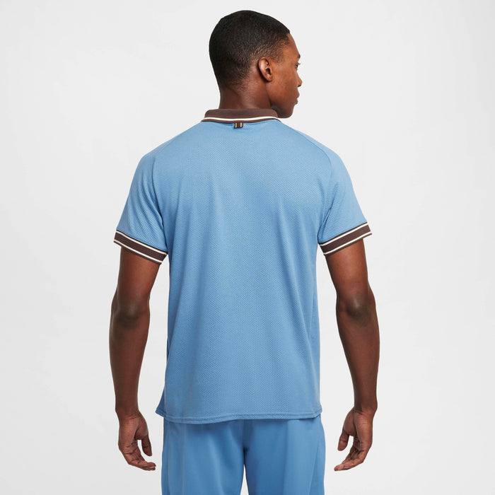 Nike Men's Court Heritage Polo (Aegean Storm Blue)