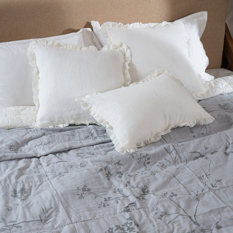 Cotton Twilight Bliss Dohar | Grey | Set of 2、mySite、camillekostekn