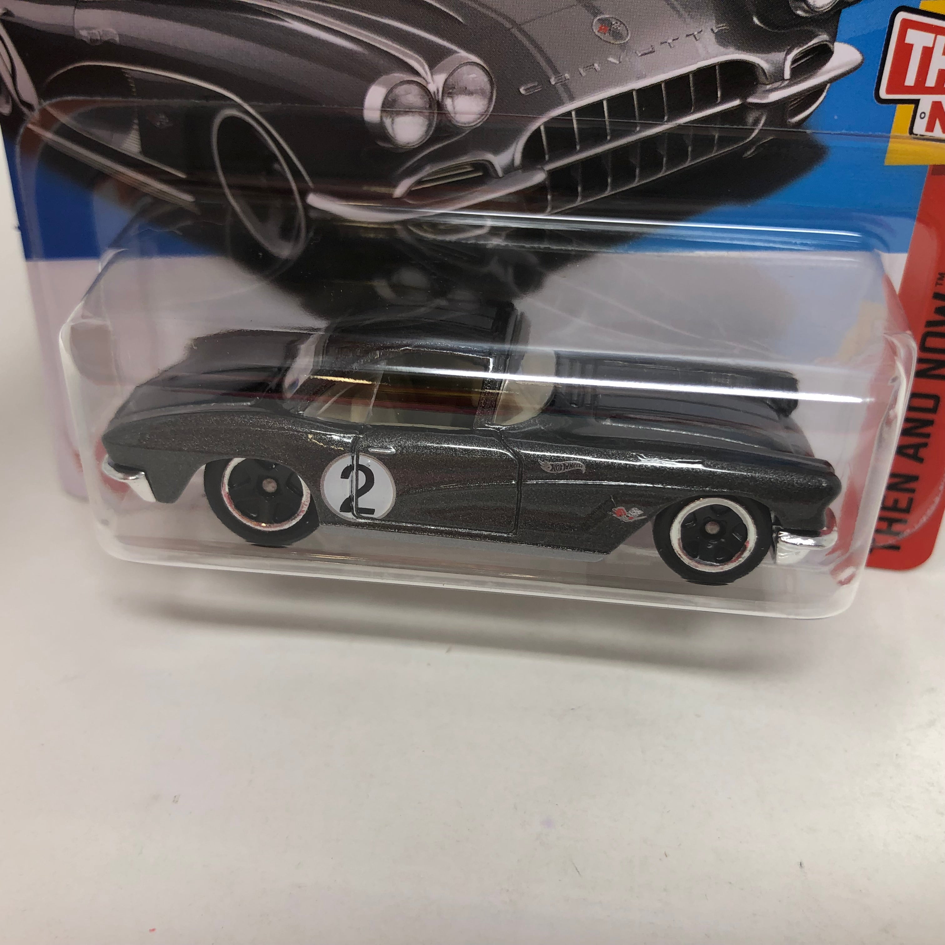 '62 Chevy Corvette #216 * Grey * 2023 Hot Wheels Short Card Case P、mySite、hgirdovlk