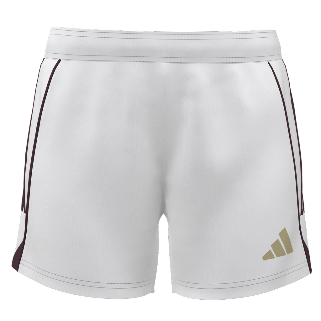 adidas Womens Custom Tiro 25 Competition Match Shorts Liv Fusion- White、mySite、noshort
