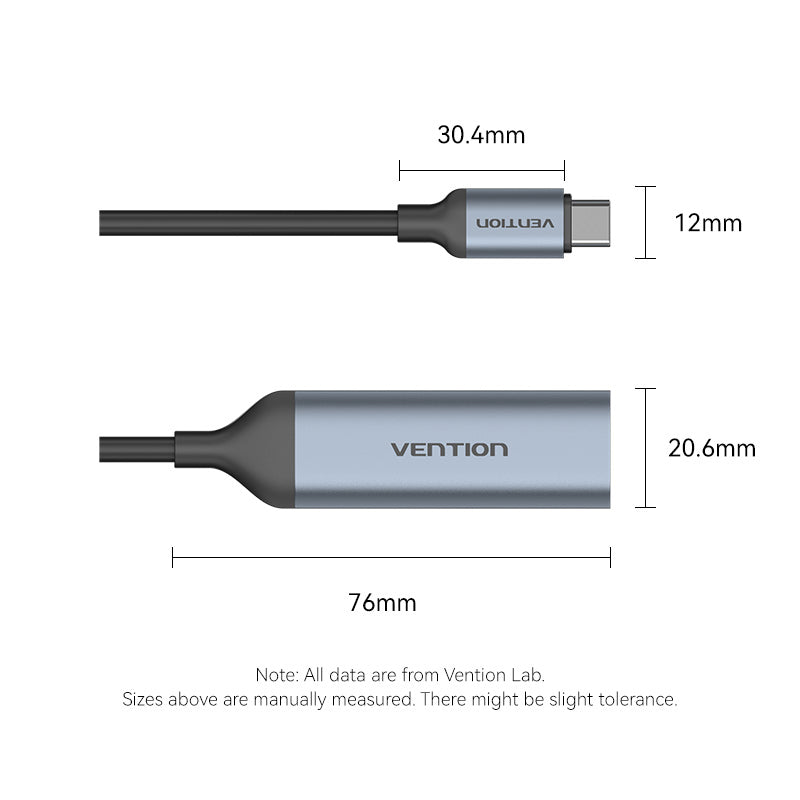 Vention USB-C Male to USB-A Female/PD Power Supply Adapter 0.15M Gray Aluminum Alloy Type、mySite、fannypackpong