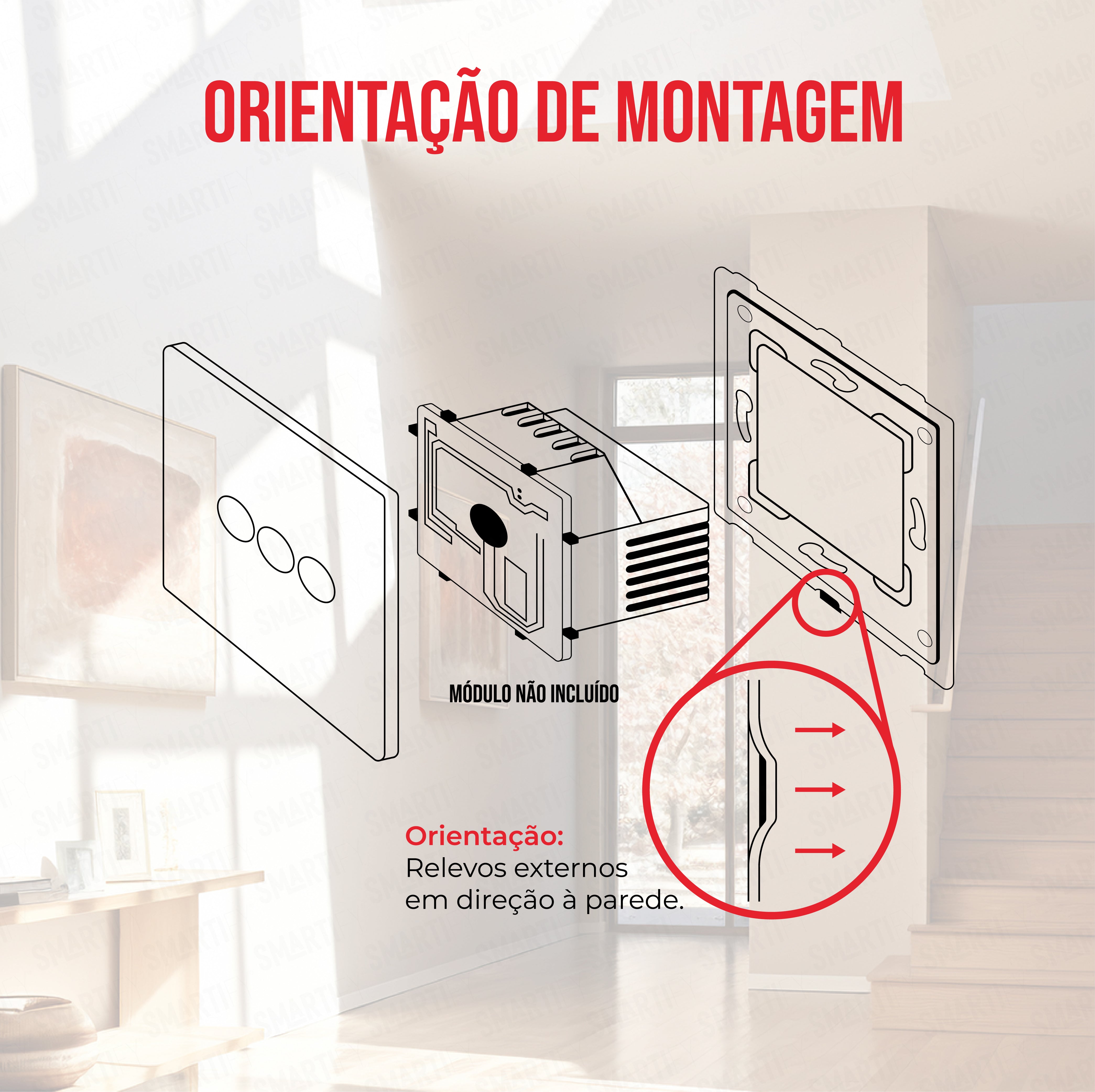Smartify vPRO Espelho Simples de Estores Branco - SYPE1ESBR、mySite、fannypackpong