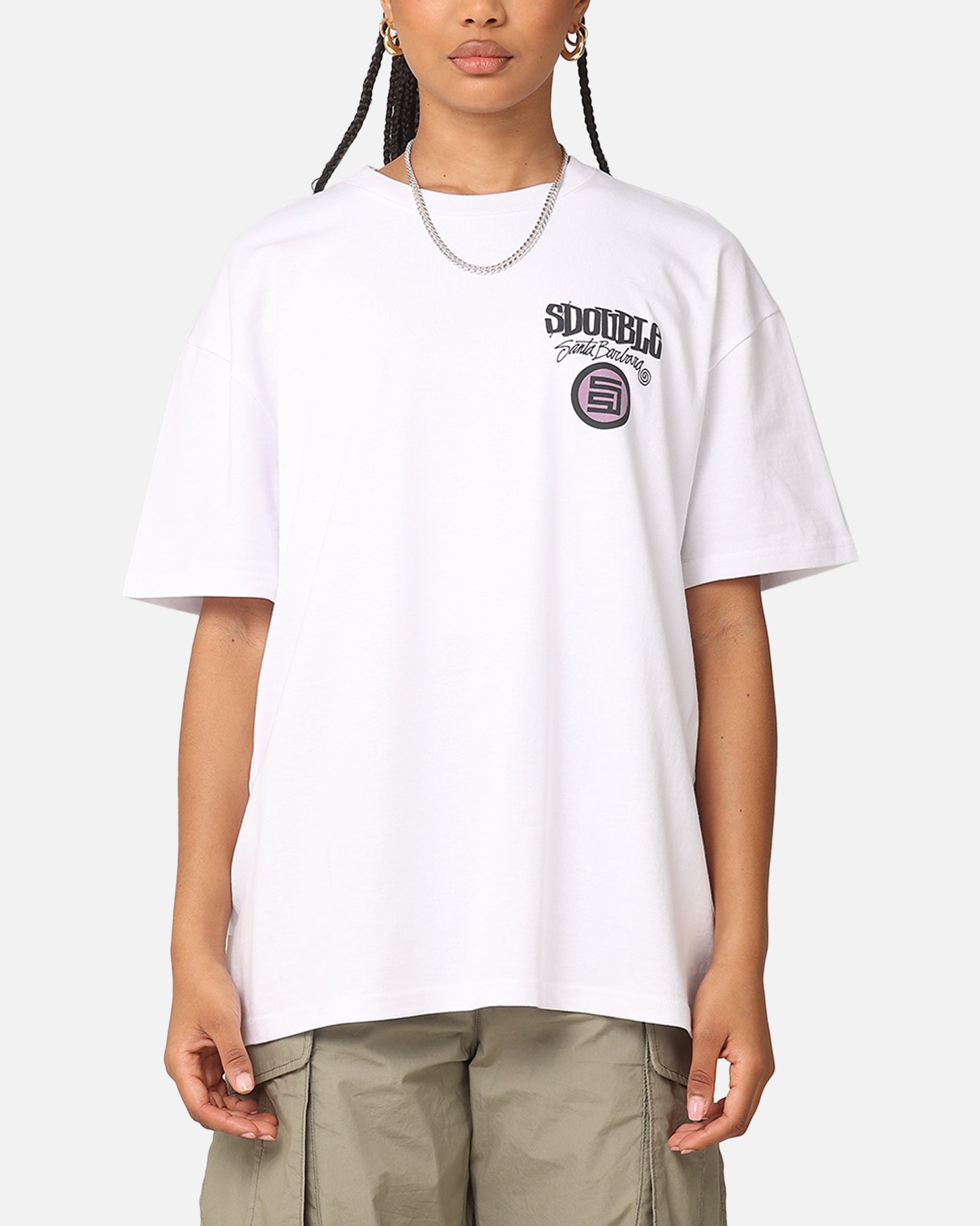 S Double Combo Platter T-Shirt Washed White、mySite、zt4zffjzw