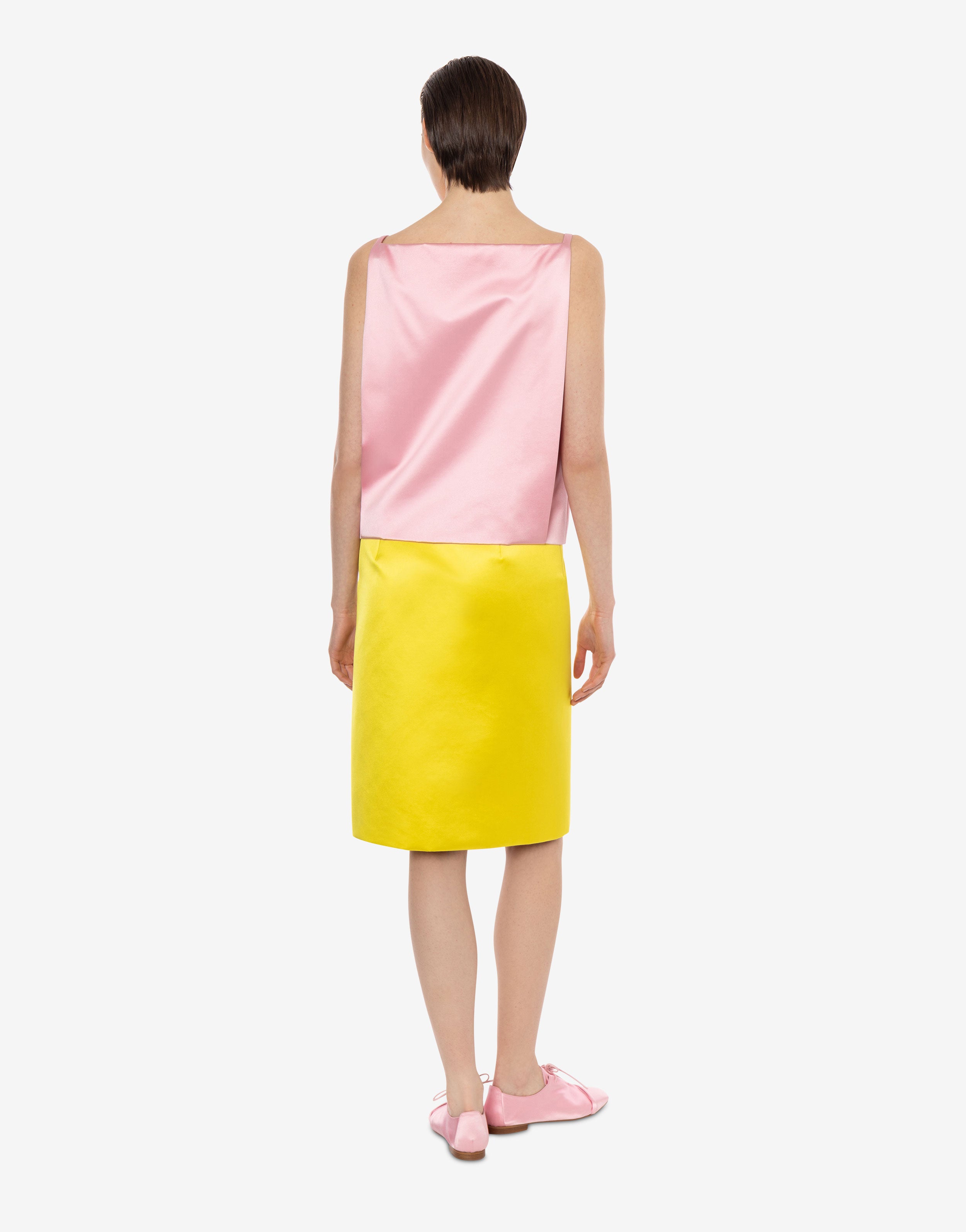 Gonna midi a portafoglio in duchesse、mySite、aoinhome