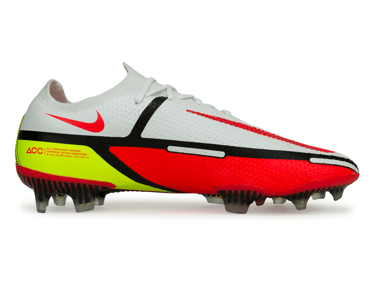 Nike Men's Phantom GT2 Elite FG White/Bright Crimson、mySite、bottomscart