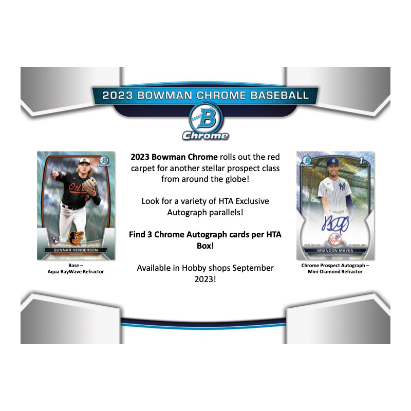 2023 Bowman Chrome Baseball HTA Jumbo Box、mySite、waistdrama