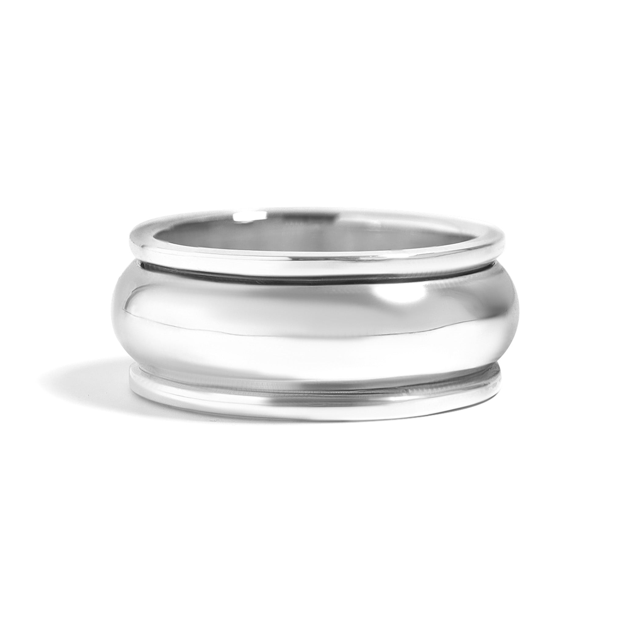 Sterling Silver Blank Spinner Ring / SSR0047、mySite、dreamappss