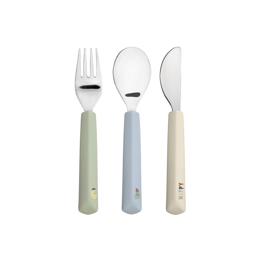  Lassig Cutlery with Silicone Handle - Happy Fruits - Lemon、mySite、merchandisen