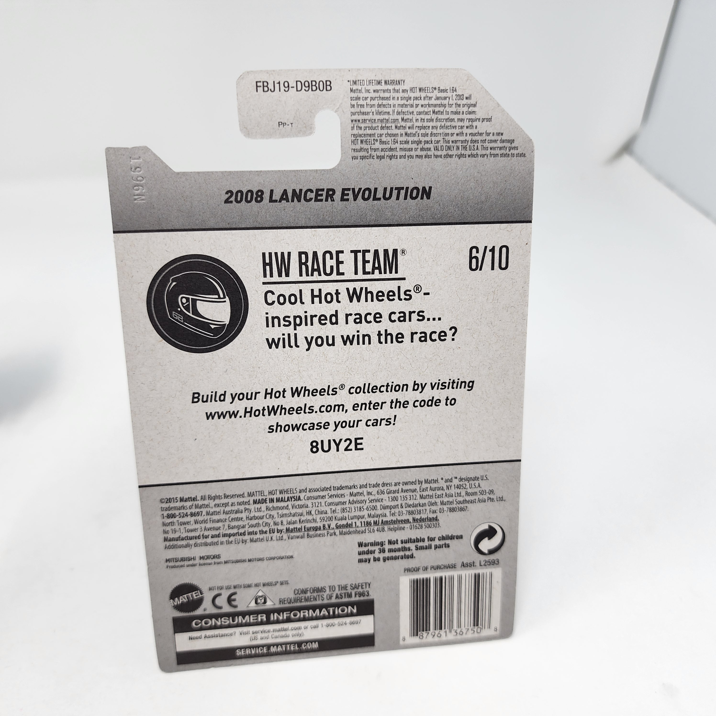 2008 Lancer Evolution * Red Kmart Only * 2015 Hot Wheels、mySite、hgirdovlk