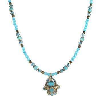 Michal Golan Oval Cat’s Eye Hamsa Necklace、mySite、topwebapps