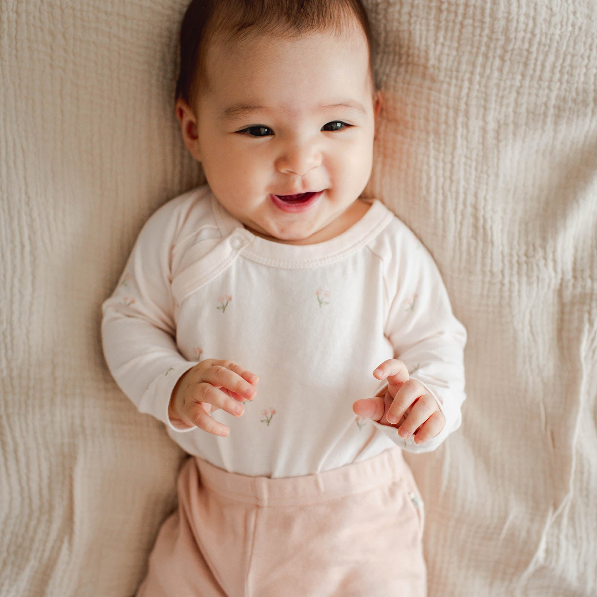  Ditsy Floret 3 Piece Bodysuit & Pant Set、mySite、layawaytickets