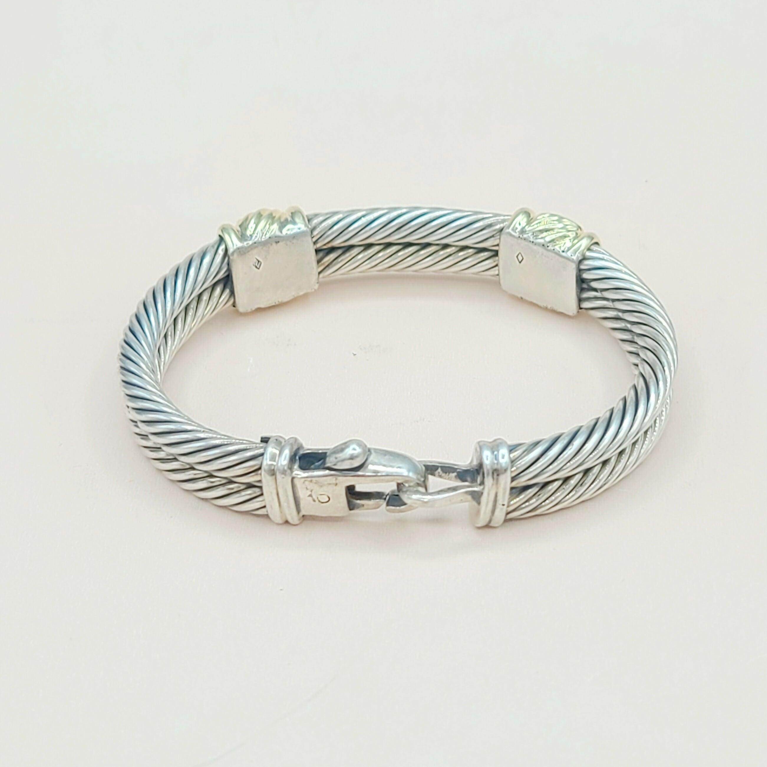 David Yurman Double Cable Renaissance Bracelet Iolite & Gold、mySite、hinf8tx79