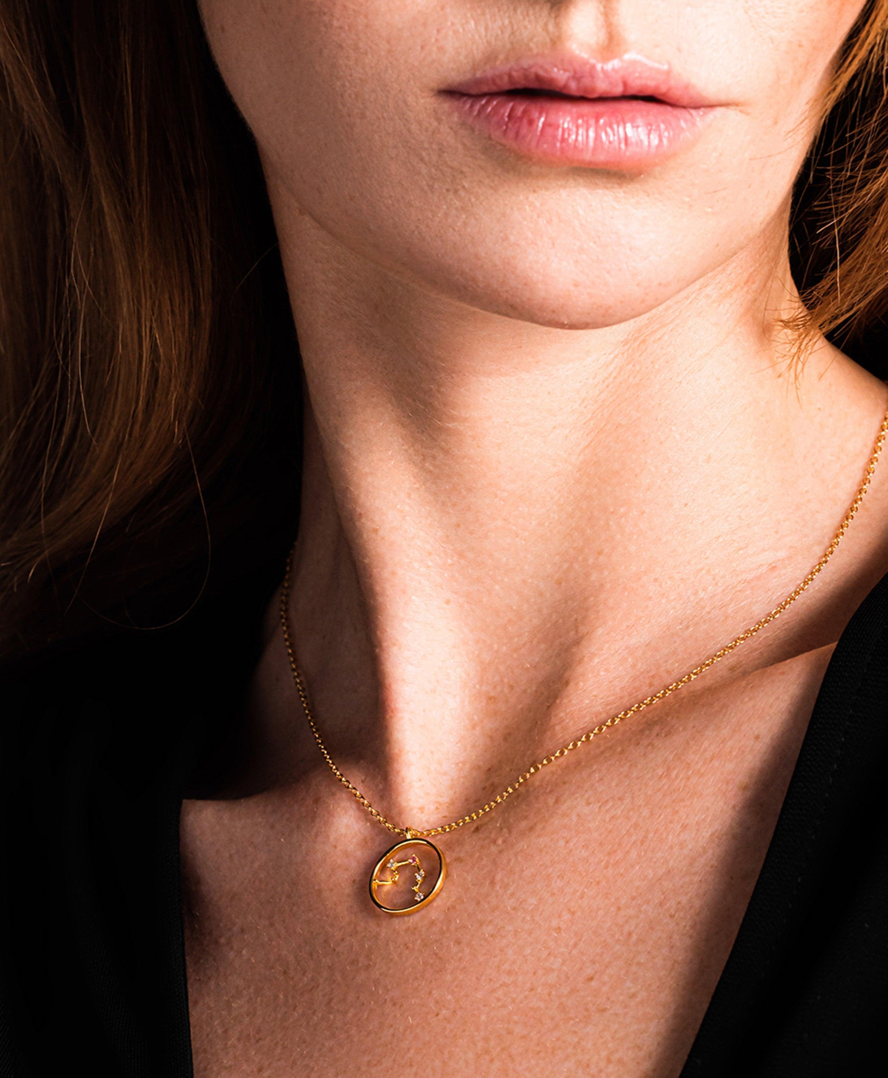 Zodiac Necklace Libra 18ct Gold Plated、mySite、botmansion